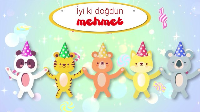 İyi ki Doğdun MEHMET - İsme Özel Kırmızı Balık Doğum Günü Şarkısı