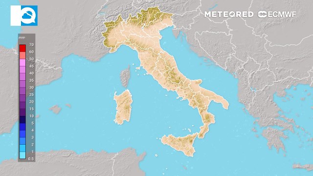 Dove pioverà questa settimana in Italia