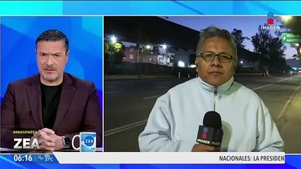 Una unidad de la policía ciudadana se quema en la delegación Iztacalco