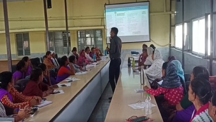 खंडवा में आशा कार्यकर्ता एवं आशा सुपरवाइजर का देसी प्रशिक्षण