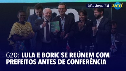 Lula e Boric discutem soluções urbanísticas com prefeitos antes do G20