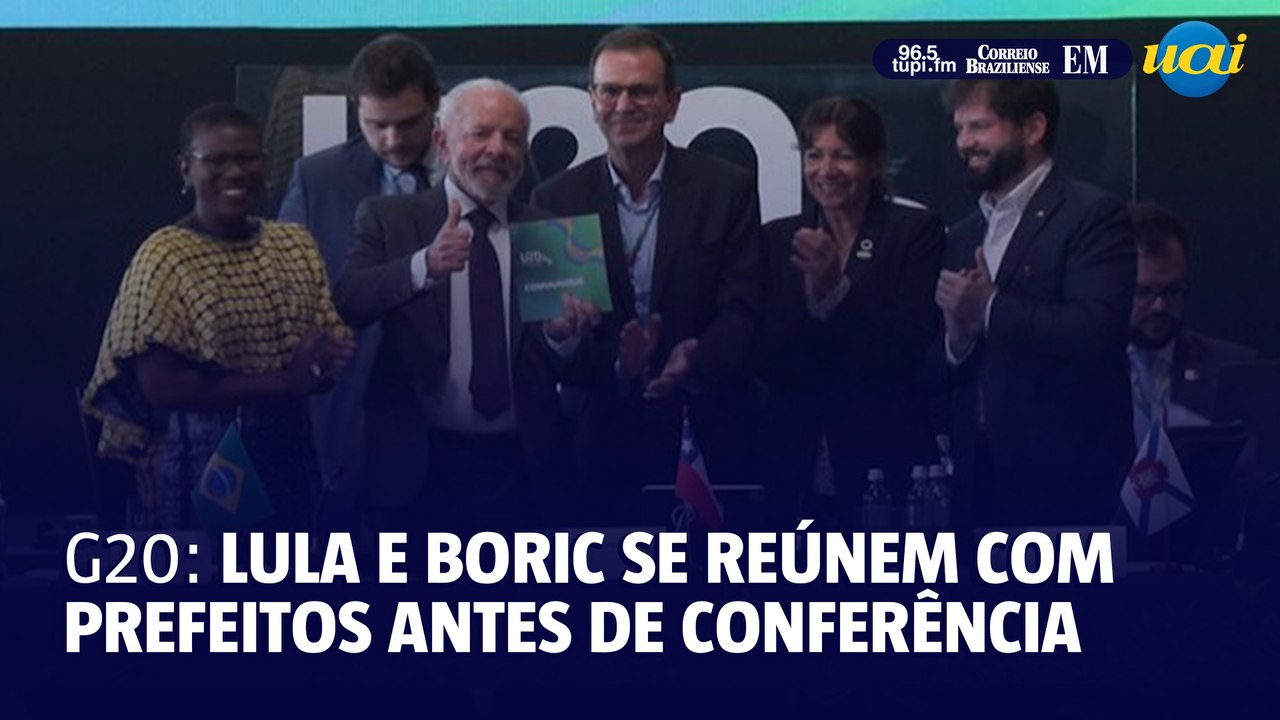 Lula e Boric discutem soluções urbanísticas com prefeitos antes do G20