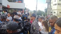 Agentes de la Policía Nacial impiden realizacion de marcha de (UDCEND)