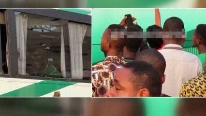 Victor Boniface, mili takım idmanını izleyen taraftarlara IBAN ile harçlık gönderdi.