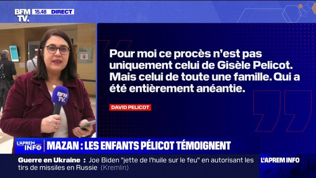 S'il te reste encore un peu d'humanité, dis la vérité : le récit du témoignage des fils de Gisèle et Dominique Pelicot lors du procès des viols de Mazan