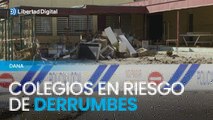 Colegios de las zonas afectadas por la DANA continúan cerrados por riesgo de derrumbe