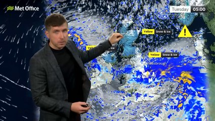 Snow expected to hit rush hour as new yellow warnings issued