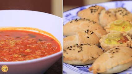 Aicha baya( soupe de pates tunisienne), Mini salés - koujinetna haka 4 ep 11