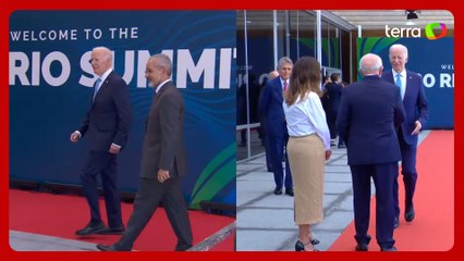 Biden quebra protocolo e usa caminho alternativo para não subir rampa em chegada ao G20