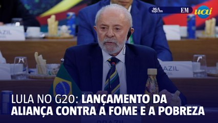 G20: Lula lança Aliança Global contra a Fome e a Pobreza, sem a Argentina