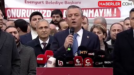 CHP Myk Esenyurt'ta Toplandı... Özgür Özel: "Ahmet Özer Göreve Dönene Kadar Demokrasi Nöbetine Devam Etme Kararı Aldık"
