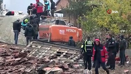 Malatya’da yıkım sırasında korkutan olay!