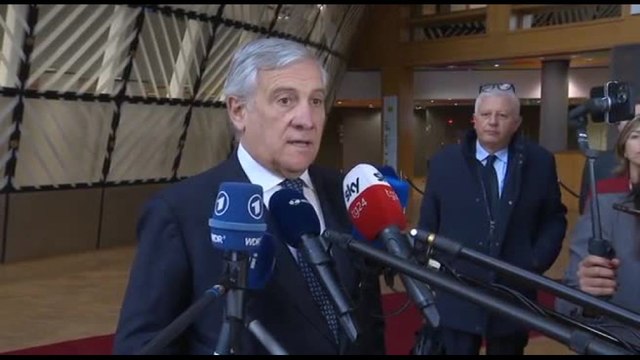 Tajani ribadisce il no a uso armi italiane fuori dall'Ucraina