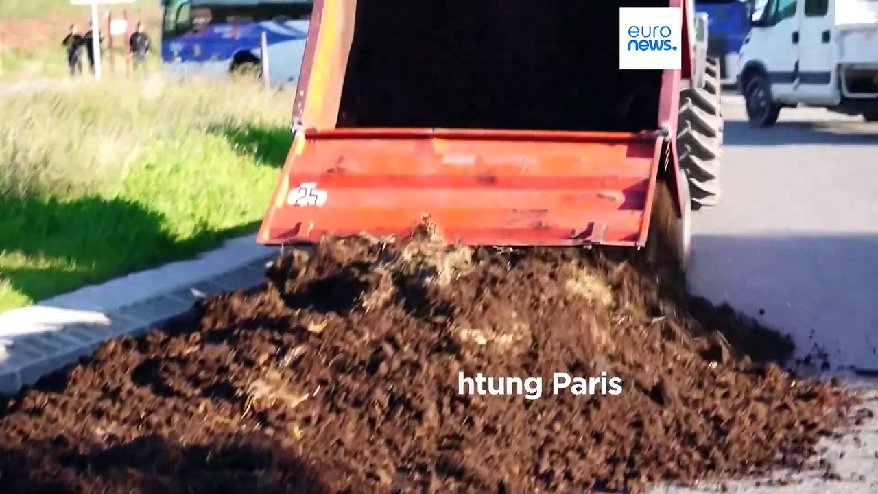 Erste Blockaden: Frankreichs Bauern sind wieder auf der Straße