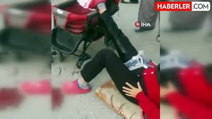 Bebeği ile uzaklaştırma kararı için adliyeye giden eşini vurdu