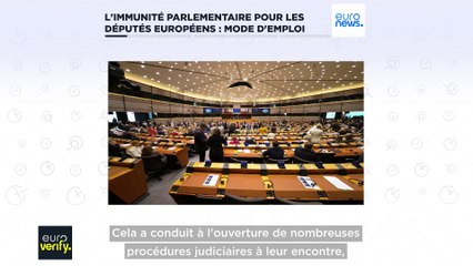 Vérification des faits : comment fonctionne l'immunité des députés européens ?