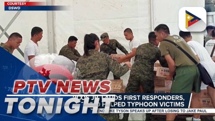 PBBM lauds first responders, LGUs, those who helped typhoon victims for their dedication, efforts