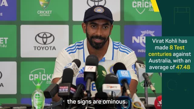 Kohli looking 'ominous' ahead of Australia series, warns Bumrah