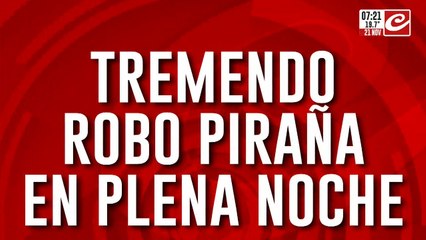 Tremendo robo piraña: llegaban a su casa y fueron abordados por varios delincuentes