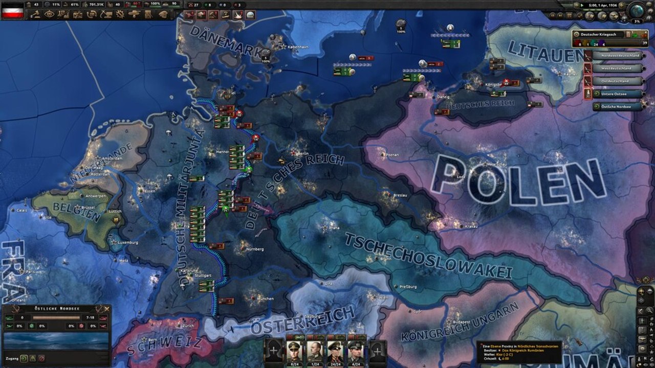 Mit dem Walkürenritt gegen Hitler: Deutscher Bürgerkrieg in Hearts of Iron 4 - Götterdämmerung