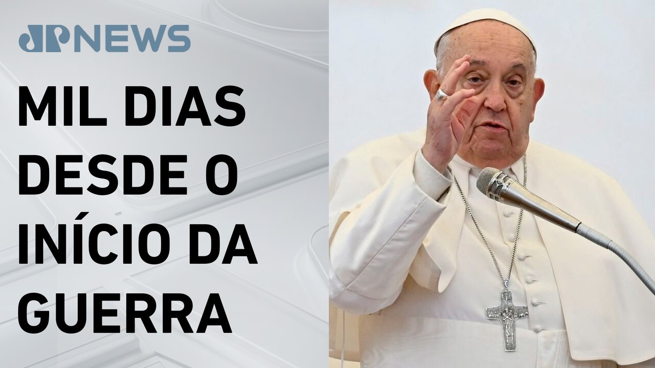 Papa Francisco diz que invasão russa da Ucrânia...