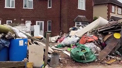 Before and after: Makeshift dump FINALLY cleared after nightmare neighbour evicted