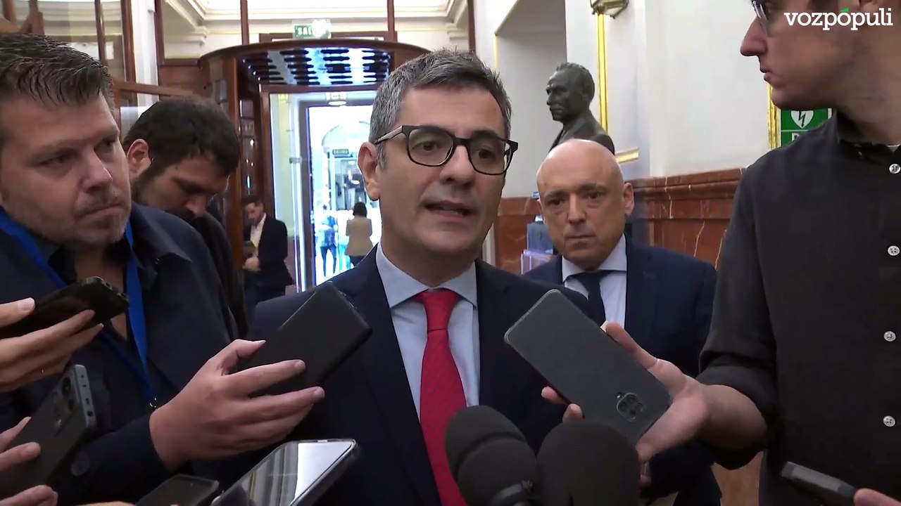 Bolaños, sobre la declaración de Aldama contra Sánchez: "Absoluto respeto a los procesos judiciales"