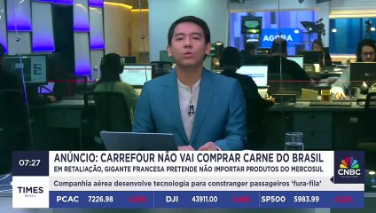 Carrefour anuncia suspensão da compra de carne do Brasil; Mariana Almeida analisa