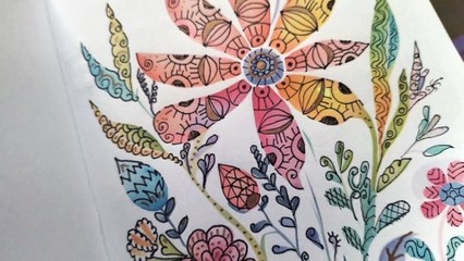 Relaxing Reverse Coloring Book Flip-Through | Unique Abstract Designs to Inspire Your Creativity