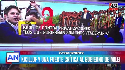 Gobernador Kicillof criticó la privatización de la hidrovía en acto por el Día de la Soberanía