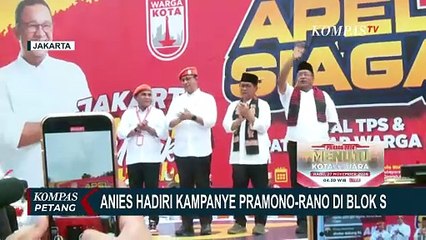Momen Anies Baswedan Hadiri Kampanye Pramono-Rano, Nyatakan Dukungan di Pilkada Jakarta 2024