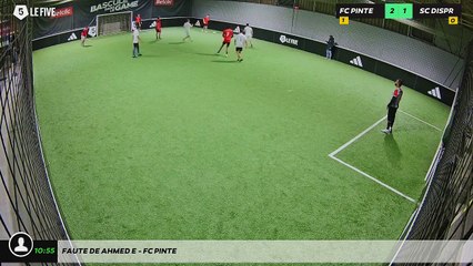 Faute de Ahmed E - Fc Pinte