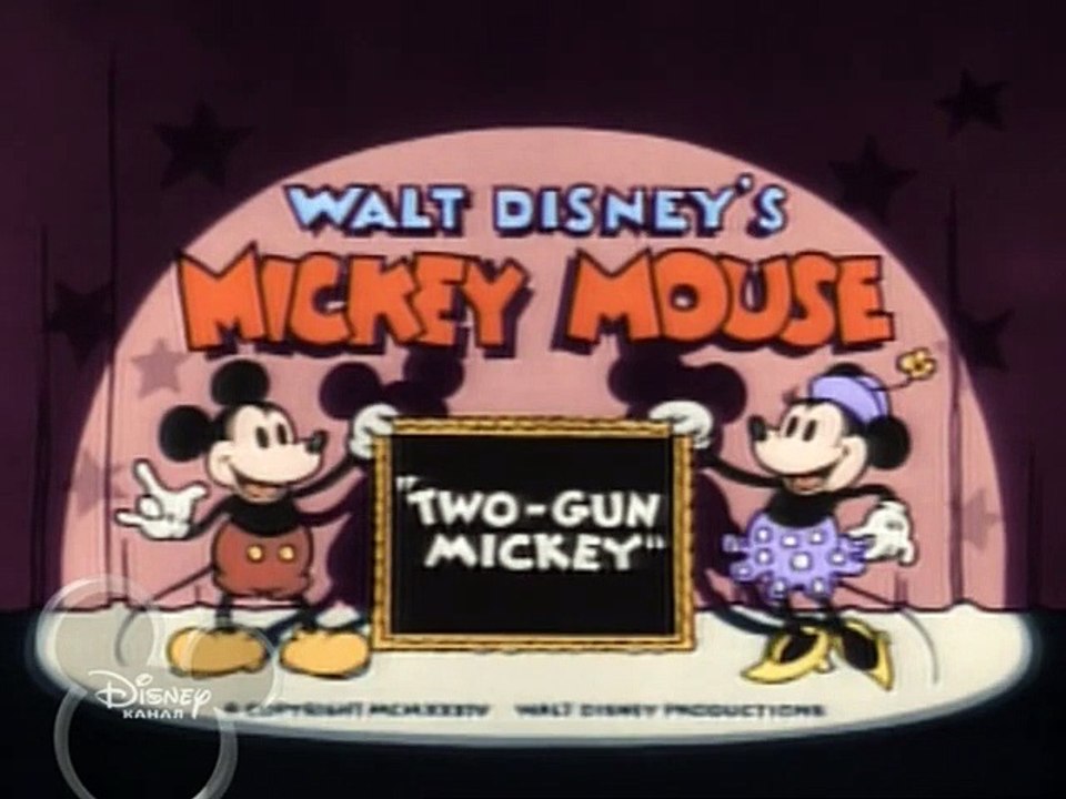 Mickey Mouse - Two Gun Mickey - 1934 (Colored)