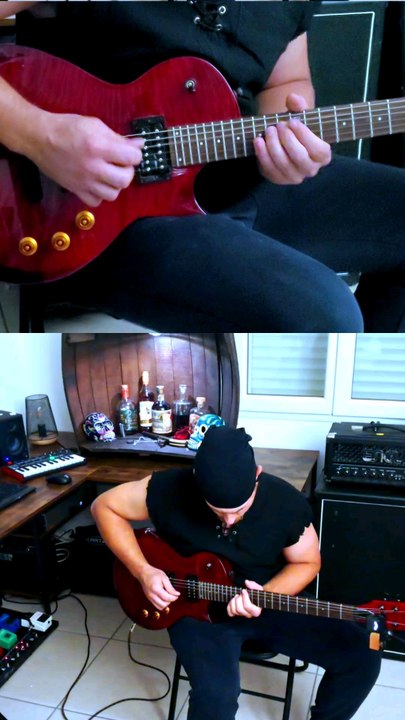 old school Heavy metal shred guitar improvisation !