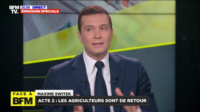 Traité de libre-échange UE-Mercosur: Un accord dangereux pour l'agriculture française , estime Jordan Bardella