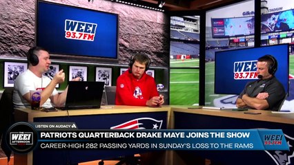 WEEI Afternoons: Drake Maye doesn't have a comment regarding outside help