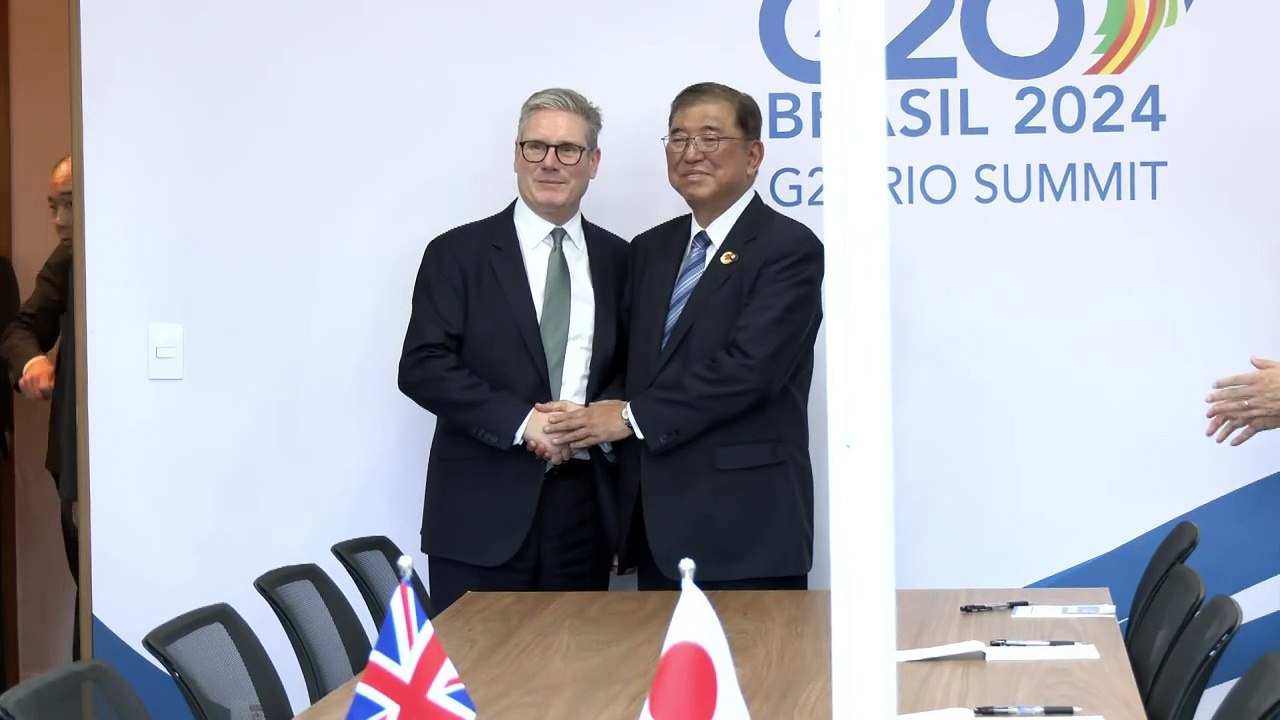 Keir Starmer meets with Japanese prime minister at G20