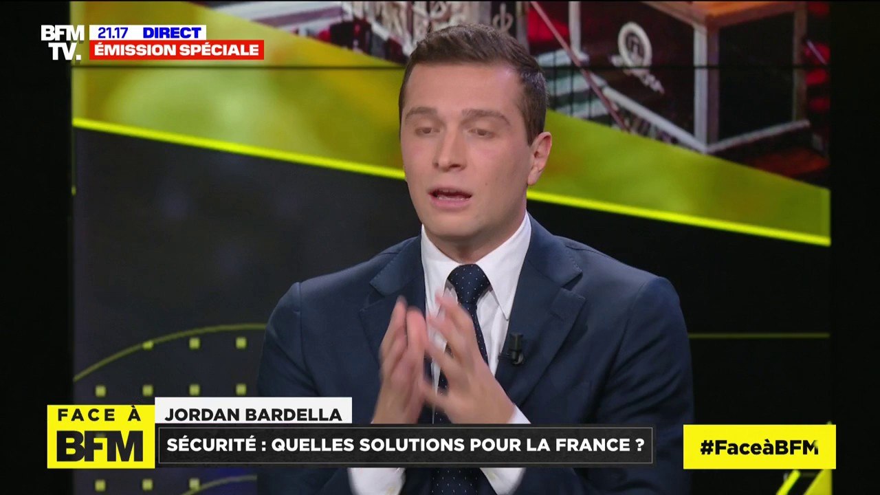Jordan Bardella: "Il faut un tournant sécuritaire, un tournant pénal"
