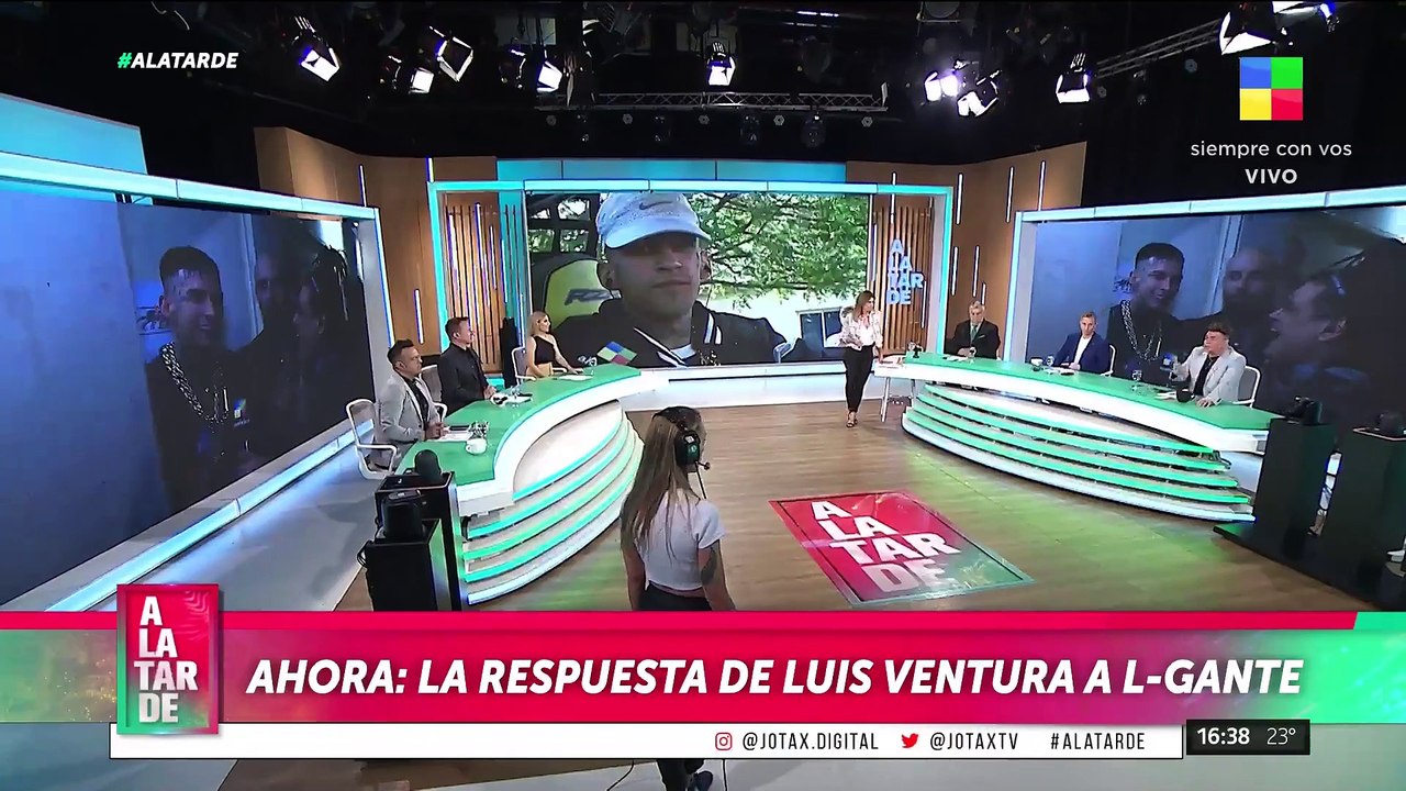 😬 SE PICÓ TODO: El DESPLANTE EN VIVO de L-Gante a Luis Ventura