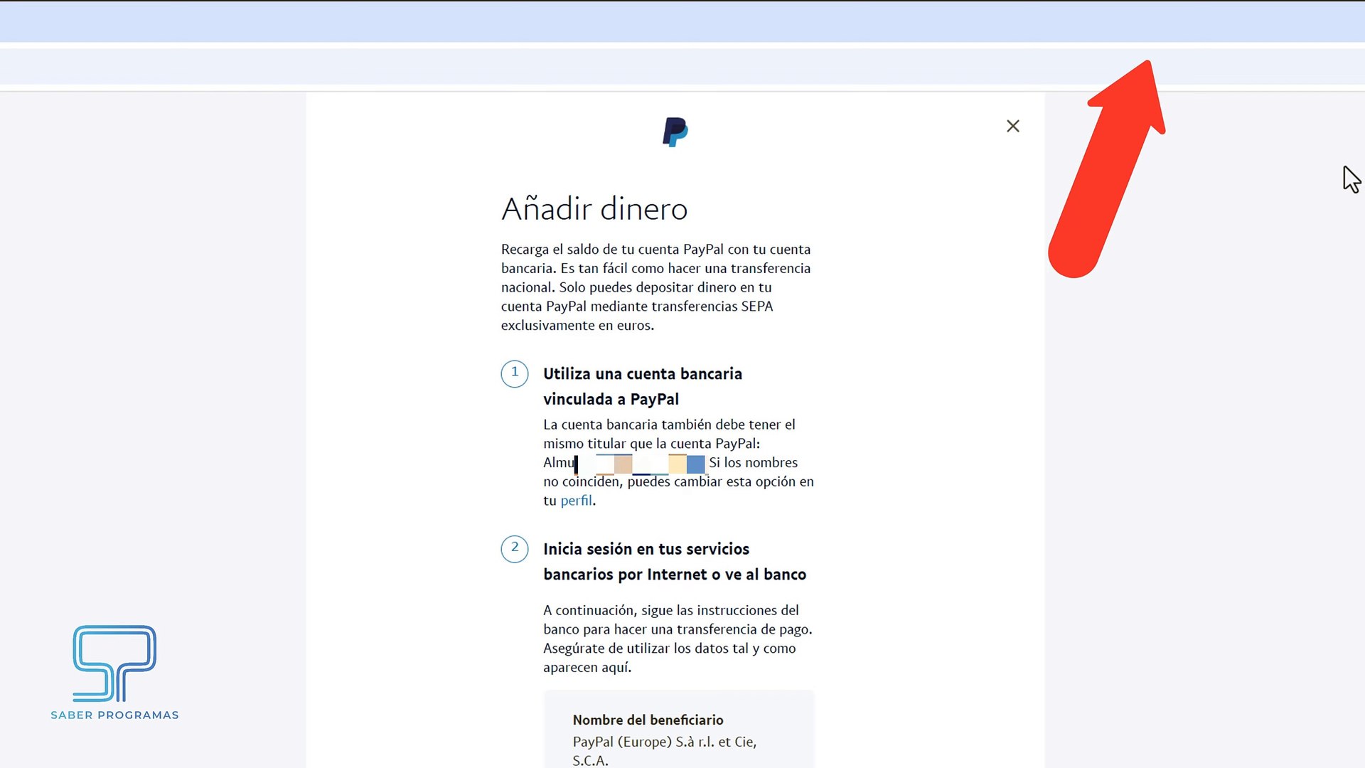 Cómo transferir DINERO del BANCO a PayPal 💸🔵