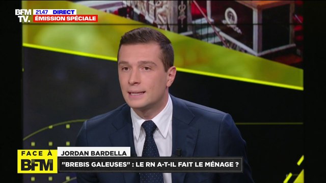 Candidats polémiques du RN: Lorsqu'il faut écarter des gens qui n'ont ni mes valeurs, ni ma ligne politique, ma main ne tremble pas , affirme Jordan Bardella
