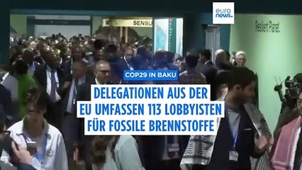 COP 29 in Baku: EU-Länder bringen 113 Lobbyisten für fossile Brennstoffe mit