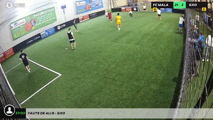 Faute de Ali B - Gxo