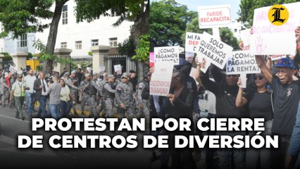 Protestan por cierre de centros de diversión; piden extender horario de venta de bebidas