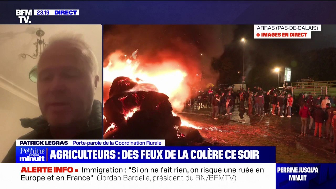 Mobilisation des agriculteurs: "On a une État militaire face à des gens en détresse financière pour nourrir le peuple français", affirme Patrick Legras (Coordination rurale)