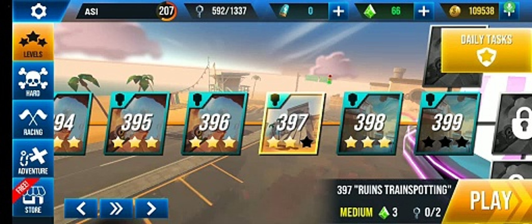 Stunt Car Extreme - Level 397 "RUINS TRAINSPOTTING" BY PETECH