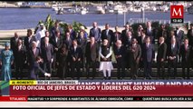 Toman foto oficial de jefes de Estado y líderes del G20 2024