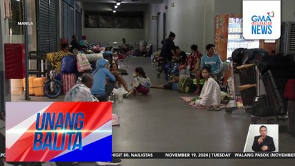 121 pasahero, stranded pa rin sa Manila Northport Terminal dahil sa mga kanseladong biyahe | Unang Balita