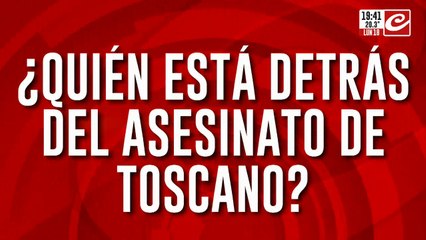 ¿Quién está detras de Toscano, el hombre que asesinó a su suegro?