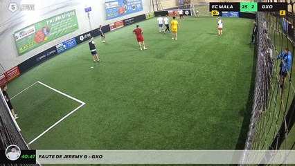 Faute de Jeremy G - Gxo